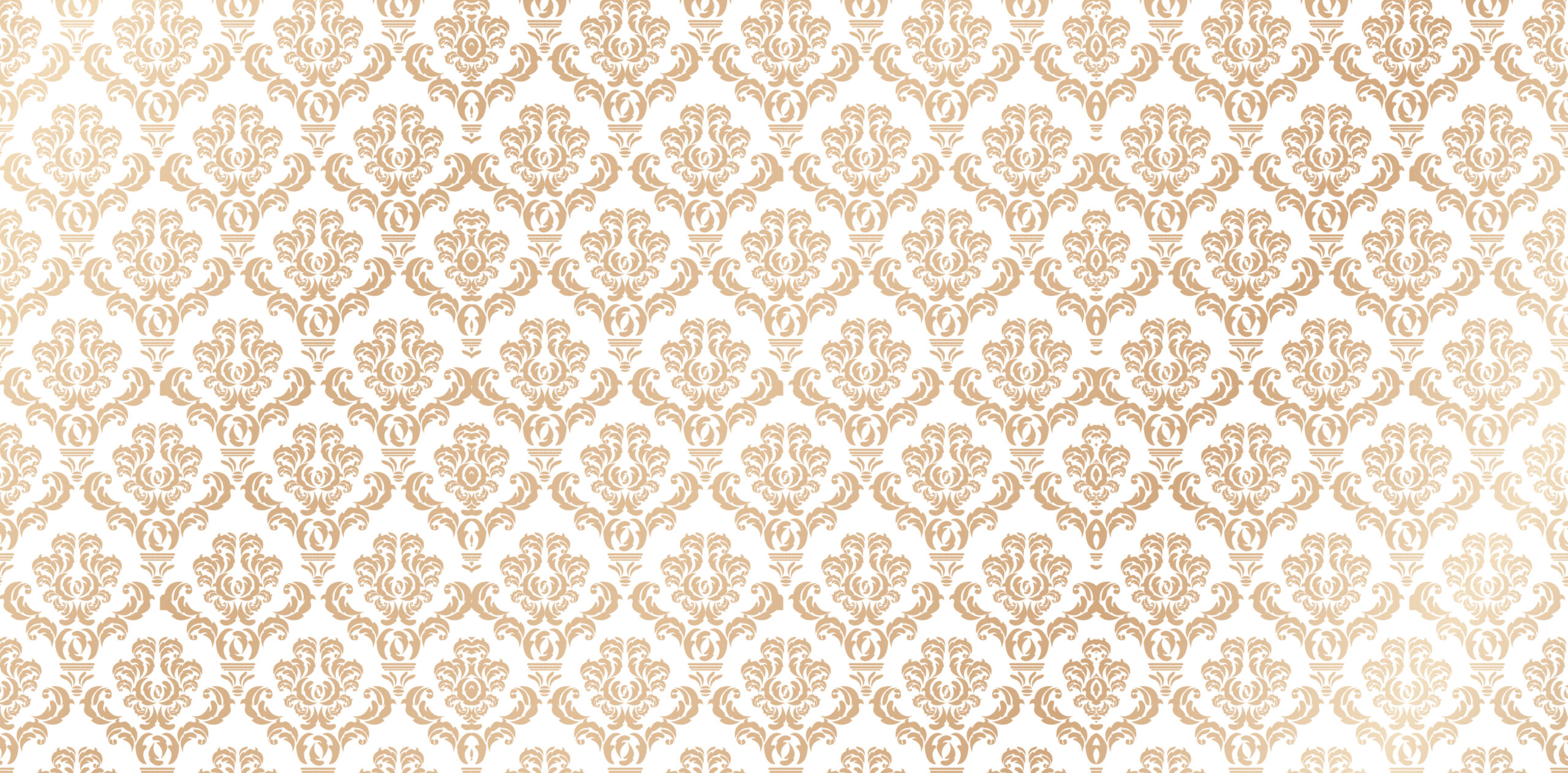 Ilustracja wektorowa bezproblemowo przedstawia wzory złotej tapety w kolorze damaszku do prezentacji marketingowych, talii, płótna do kompozycji tekstowych: reklam, okładek książek, interfejsów cyfrowych, szablonów projektów drukowanych